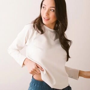 Albion Cream Neo Sweatshirt Crew Neck Size‎ XL